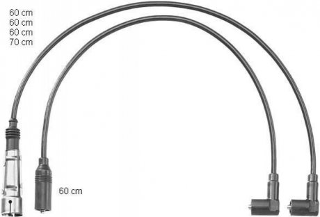Комплект кабелів високовольтних CHAMPION CLS027 (фото 1)