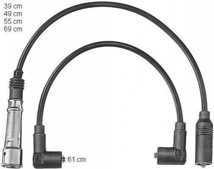 Комплект кабелей высоковольтных CHAMPION CLS099