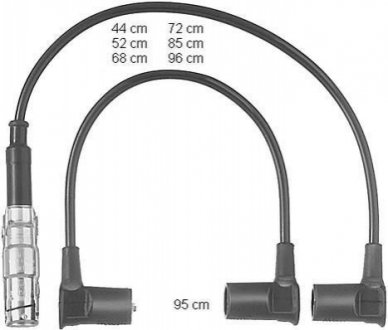 Комплект кабелей высоковольтных CHAMPION CLS250 (фото 1)