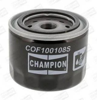 Фільтр масляний для CHAMPION COF100108S фото товару
