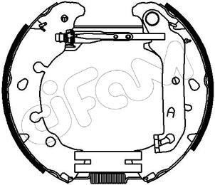 FORD Гальмівні колодки (барабан) Kit premounted, Fusion, Fiesta 95- CIFAM 151-228 фото товара