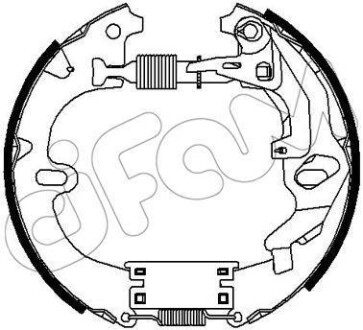 TOYOTA Гальмівні колодки (барабан) Kit premounted, Corolla/CarinaII/Camry CIFAM 151-287 фото товару