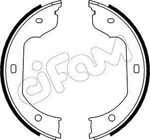 <strong>BMW щоки ручного гальма E60, E65 X3, X5, X6 VW T5,Touareg CIFAM 153-019 (фото 1)</strong>