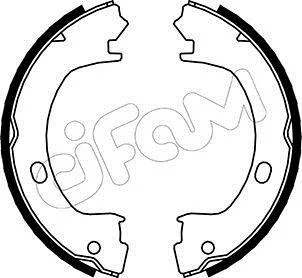 CHRYSLER гальмівні колодки барабанні PT Cruiser -10, Sebring -07 для CIFAM 153-031 фото товару