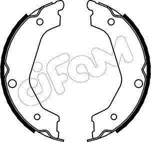 <strong>KIA Комплект барабанних колодок SORENTO I (JC) 2.5 CRDi 06-11 CIFAM 153-227 (фото 1)</strong>