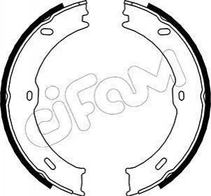 <strong>DB Тормозные колодки ручного тормоза Sprinter 06- CIFAM 153-246 (фото 1)</strong>