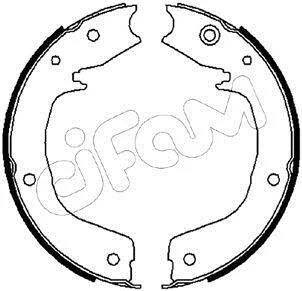 <strong>MITSUBISHI Комплект барабанних колодок PAJERO II (V3_W) 3.2 DiD 4WD 05-07 CIFAM 153-267 (фото 1)</strong>
