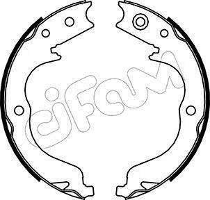 <strong>CITROEN Комплект барабанних колодок C-CROSSER (VU_, VV_) 2.2 HDi 07-12, MITSUBISHI LANCER VIII (CY_A, CZ_A) EVO X - FQ400 (CZ4A) 09-10,PEUGEOT 4007 (VU_, VV_) 2.2 HDi 07-13, SUBARU OUTBACK (BR) 2.5 i AWD (BR9) 09- CIFAM 153-268 (фото 1)</strong>