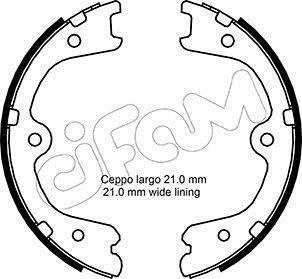 <strong>INFINITI Комплект барабанних колодок FX 35 03-08, NISSAN MURANO II (Z51) 3.5 07-14 CIFAM 153-297 (фото 1)</strong>