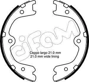 INFINITI Комплект барабанних колодок FX 35 03-08, NISSAN MURANO II (Z51) 3.5 07-14 для CIFAM 153-297 фото товару