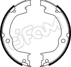 <strong>OPEL Комплект барабанних колодок ANTARA A (L07) 2.4 4x4 10-15 CIFAM 153-317 (фото 1)</strong>