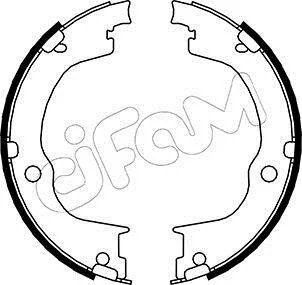 OPEL Комплект барабанних колодок ANTARA A (L07) 2.4 4x4 10-15 для CIFAM 153-317 фото товару