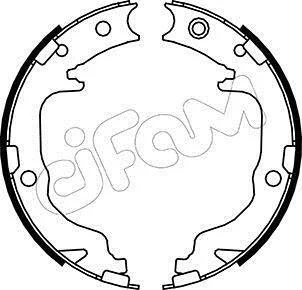 <strong>JEEP Комплект барабанних колодок COMPASS (MK49) 2.0 11-, CITROEN C4 AIRCROSS 1.6 12- CIFAM 153-362 (фото 1)</strong>