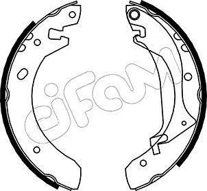 <strong>LAND ROVER щоки гальмівні Freelander 97- CIFAM 153-368 (фото 1)</strong>