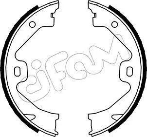 <strong>ROVER Комплект барабанних колодок 75 (RJ) 2.0 CDTi 03-05 CIFAM 153-369 (фото 1)</strong>