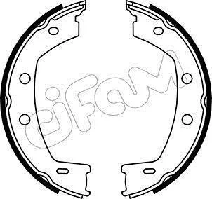 <strong>LAND ROVER Комплект барабанних колодок FREELANDER 2 (L359) 2.0 Si4 4x4 11-14 CIFAM 153-374 (фото 1)</strong>