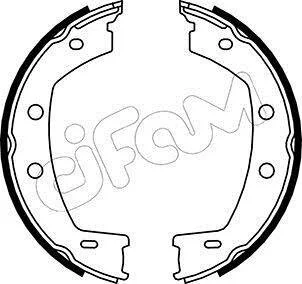 LAND ROVER Комплект барабанних колодок FREELANDER 2 (L359) 2.0 Si4 4x4 11-14 для CIFAM 153-374 фото товару