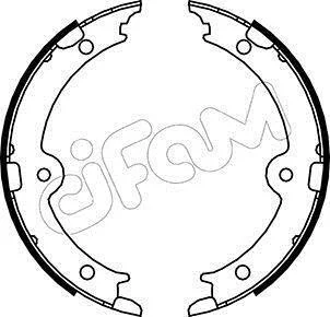 <strong>LEXUS Комплект барабанних колодок GS (_S19_) 300 (GRS190_) 05-11, TOYOTA CROWN (_S21_) 2.5 (GRS210) 12- CIFAM 153-449 (фото 1)</strong>