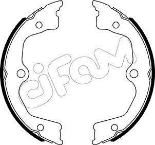 ACURA Комплект барабанних колодок TL (UA8, UA9) 3.7 AWD 12-, HONDA ACCORD VIII (CP) 2.4 07-12 для Honda CIFAM 153-495 фото товару