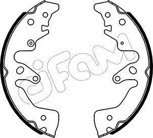 <strong>SUBARU Комплект барабанних колодок IMPREZA Ліфтбек (GE, GV) 1.5 (GE2) 08- CIFAM 153-516 (фото 1)</strong>
