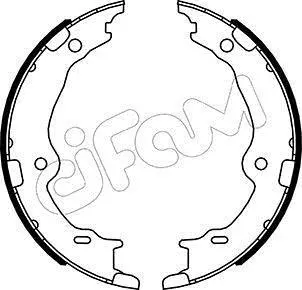 <strong>LEXUS Комплект барабанних колодок LS (_F4_) 460 AWD (USF45, USF46) 08-, TOYOTA CENTURY (_G6_) Hybrid (UWG60 18- CIFAM 153-522 (фото 1)</strong>