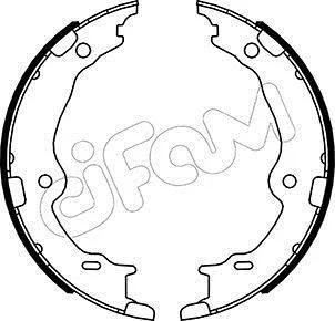 LEXUS Комплект барабанних колодок LS (_F4_) 460 AWD (USF45, USF46) 08-, TOYOTA CENTURY (_G6_) Hybrid (UWG60 18- для CIFAM 153-522 фото товару