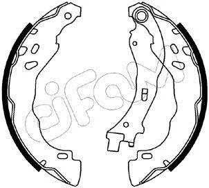 <strong>CITROEN Комплект барабанних колодок C-ELYSEE (DD_) 1.6 BlueHDi 100 14-16, PEUGEOT 208 I (CA_, CC_) 1.6 BlueHDi 100 15-19 CIFAM 153-544 (фото 1)</strong>