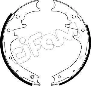 FORD Комплект барабанних колодок RANGER (ET) 2.2 07-09, MAZDA B-SERIE (UF) 1.8 91-00 для CIFAM 153-561 фото товару