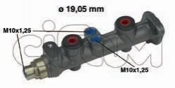 FIAT Главный тормозной цилиндр RITMO -83 19.05 для Opel, Vauxhall CIFAM 202-014 фото товару