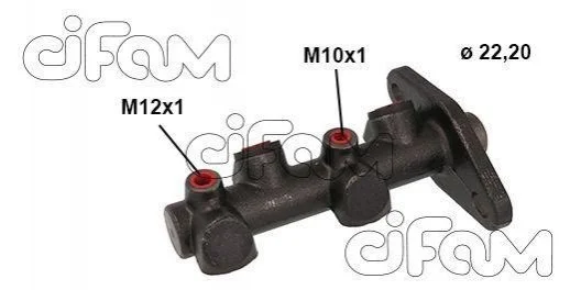 <strong>FORD Главный тормозной цилиндр FIESTA III 89-95 CIFAM 202-1141 (фото 1)</strong>
