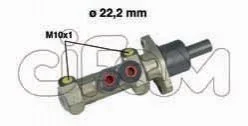 <strong>CITROEN Главный тормозной цилиндр с ABS Evasion,Jumpy,Fiat Scudo,Peugeot 605/806,Expert (сист.Bendix) CIFAM 202-227 (фото 1)</strong>