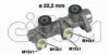 <strong>Головний гальмівний циліндр Lanos 97-(D1=20,64mm, -ABS) CIFAM 202-336 (фото 1)</strong>
