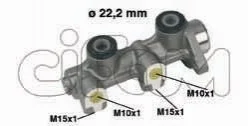 Головний гальмівний циліндр Lanos 97-(D1=20,64mm, -ABS) для CIFAM 202-336 фото товару