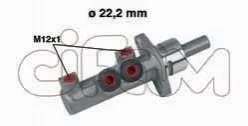 VW Главный тормозной цилиндр Golf,Polo,Vento для Volkswagen, Seat CIFAM 202-403 фото товару