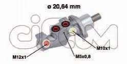 <strong>RENAULT Главный тормозной цилиндр TWINGO II 07- CIFAM 202-750 (фото 1)</strong>