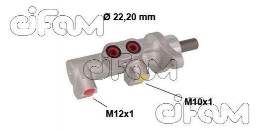 <strong>RENAULT Главный тормозной цилиндр DUSTER 11-, DACIA DUSTER 13-18, LADA LARGUS 12- CIFAM 202-847 (фото 1)</strong>