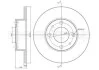 <strong>Диск тормозной перед. FIAT Uno, Regata, Ritmo SEAT Ibiza (227*10,8) CIFAM 800-014 (фото 3)</strong>