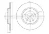 Купити Гальмівний диск задн. Q5/A4/A6/A6/A7/A5/Q5/A4 08- CIFAM 800-1032C за низькою ціною в Україні (фото 1)