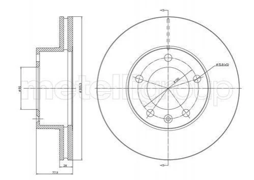 <strong>Тормозной диск перед. Master (02-13) CIFAM 800-532C (фото 1)</strong>