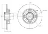 <strong>CITROEN Диск тормозной задн с ступицой (c подш, с кольцом ABS) Citroen C3,C4 Peugeot 207,307 (249*9*30) CIFAM 800-878 (фото 1)</strong>