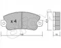 <strong>FIAT Колодки тормозные передние Panda 82-,Regata 83-,Uno CIFAM 822-033-0 (фото 1)</strong>