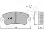 <strong>FIAT Тормозные колодки передн.Panda,Regata,Uno,Lancia,Seat Ibiza,Terra CIFAM 822-033-1 (фото 1)</strong>