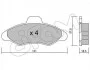 <strong>FORD Колодки тормозн.передн.Escort 90- CIFAM 822-071-0 (фото 1)</strong>