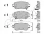 <strong>Гальмівні колодки зад. Nissan X-Trail/Qashqai II 13- (TRW) CIFAM 822-1011-0 (фото 1)</strong>