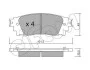 <strong>LEXUS Колодки гальмівні CIFAM 822-1041-0 (фото 1)</strong>