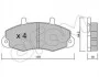 <strong>FORD Тормозные колодки передние Transit 91- диск 14 CIFAM 822-194-0 (фото 1)</strong>