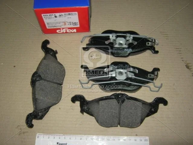 <strong>OPEL Гальмівні колодки перед. Astra G 98- CIFAM 822-257-0 (фото 1)</strong>