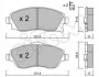 <strong>OPEL Тормозные колодки передн.Corsa C 1,0-1,8 00- CIFAM 822-340-0 (фото 1)</strong>