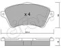 <strong>LANDROVER Колодки тормозные передние Freelander 00- CIFAM 822-349-0 (фото 1)</strong>