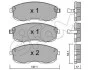 <strong>NISSAN Тормозные колодки передн.Tiida 04-,Juke 14-,Maxima QX CIFAM 822-404-0 (фото 1)</strong>